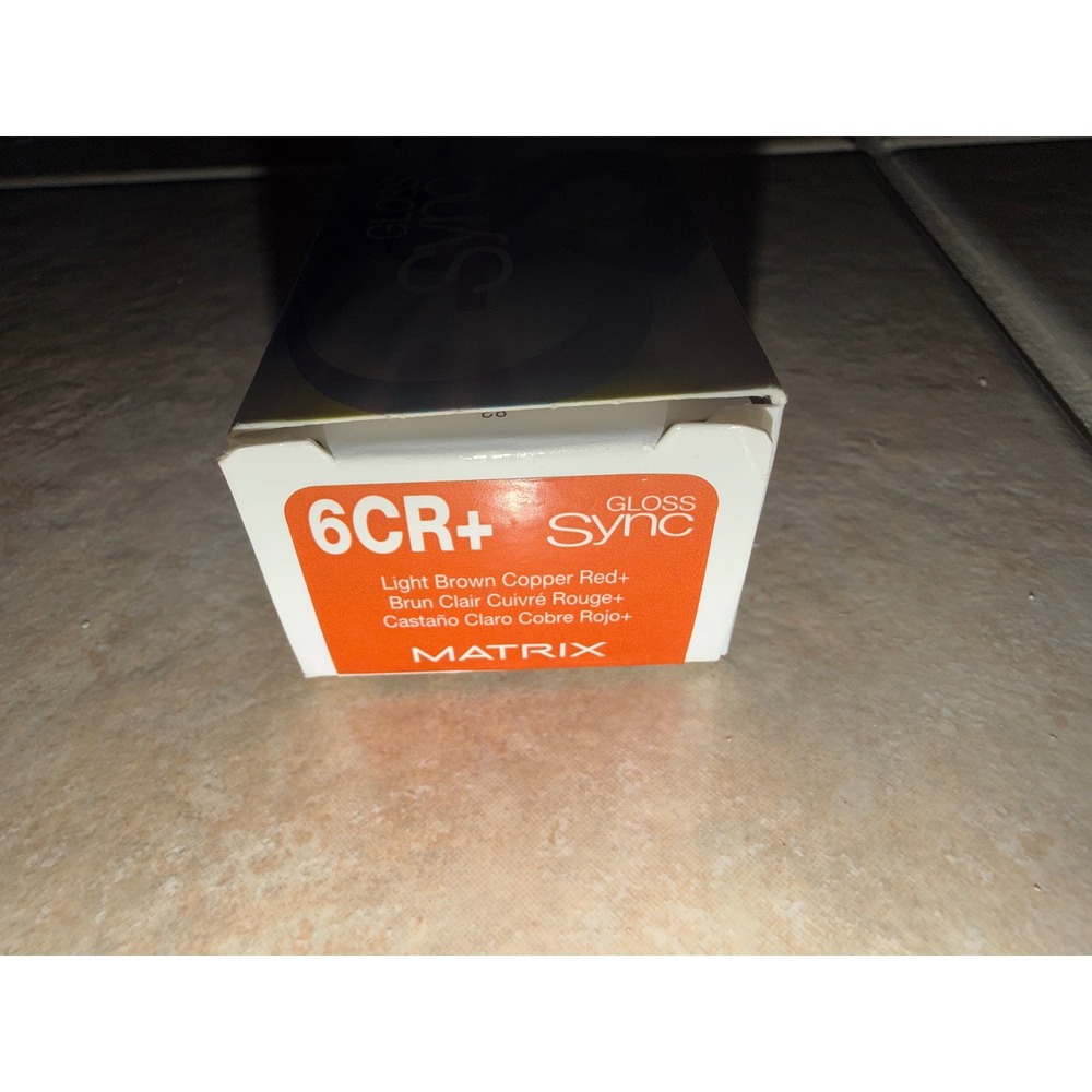 Matrix Gloss Sync 6CR+ Light Brown Copper Red hair color  Demi-Permanent